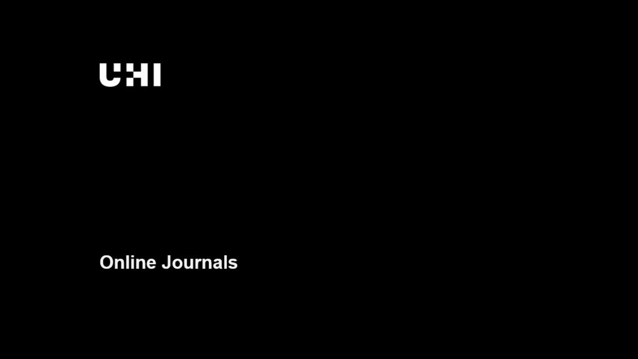 - Online Journals